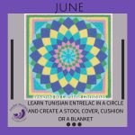 june entrelac crochet in a circle