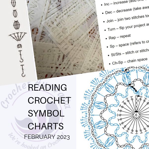 reading crochet symbols crochet australia