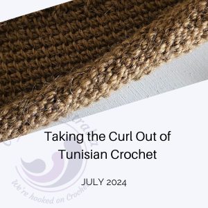 taking the curl out of tunisian