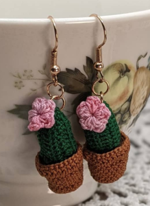 cactus earring
