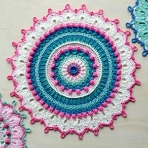 Whispers of Serenity mandala by The Loopy Stitch