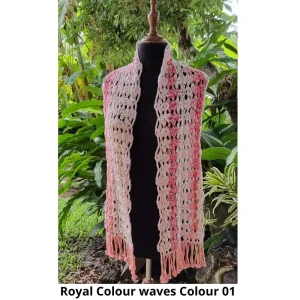 Natures Bouquet Scarf Pattern