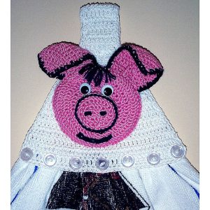 Pattern for Pig Towel Topper