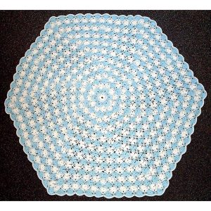 Pattern for Hexagonal 8Ply Baby Baby Blanket