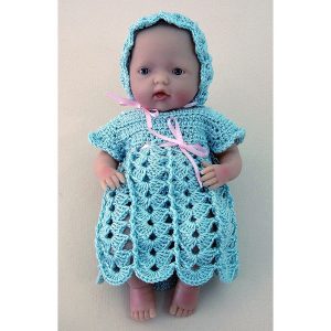 Shell and Post Outfit for Mini La Doll 7.5"