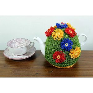 Love those Daisies Crocheted Tea Cosy