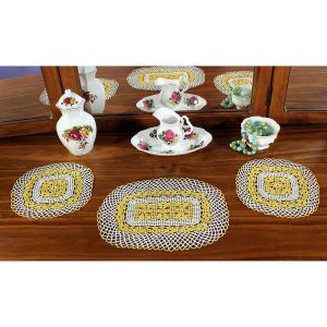 Three Piece Daisy Dressing Table Set