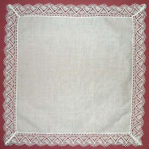 Handkerchief Plain Laced Edge