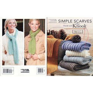 Simple Scarves made with the Knook