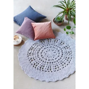 Circular Crochet Throw