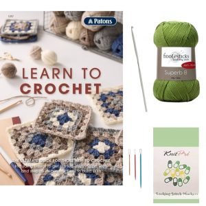 Learn to Crochet Kit for Adults Basic