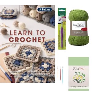Learn to Crochet Kit for Adults Ergonomic